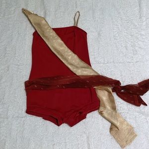 Double PlatinumPerformance Biketard Dance Costume